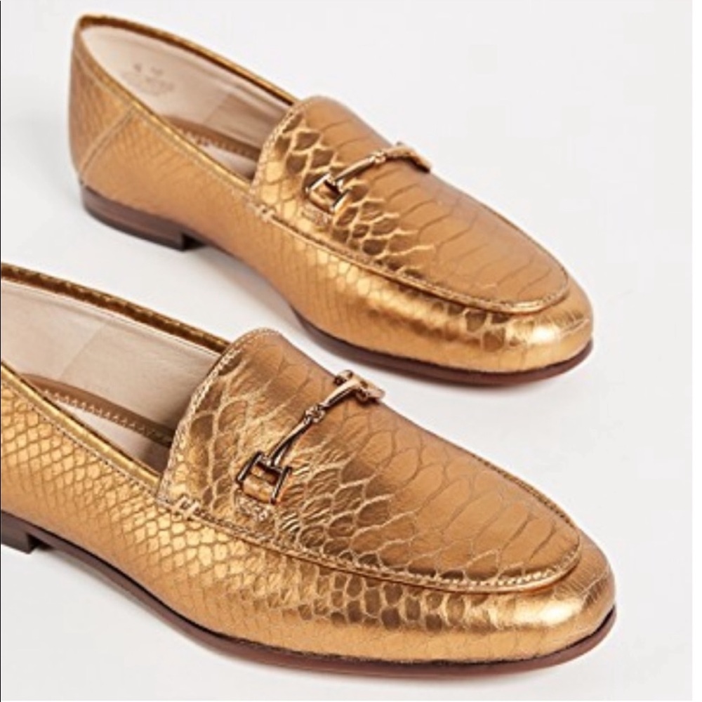 Gold metallic shoes Sam Edelman 6.5